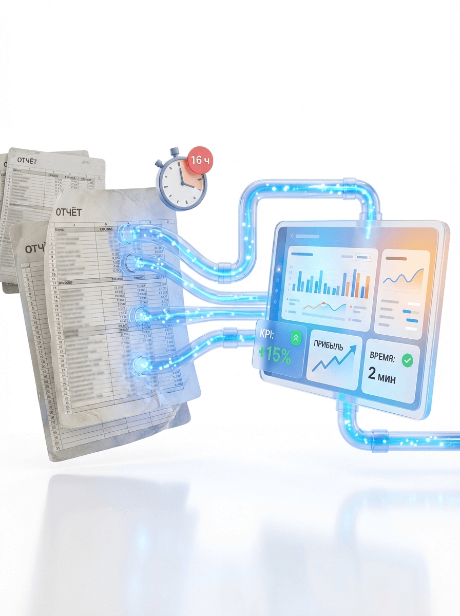 От Excel к дашбордам: отчётность без ручного ввода, Консалтинговая компания в сфере управления продажами